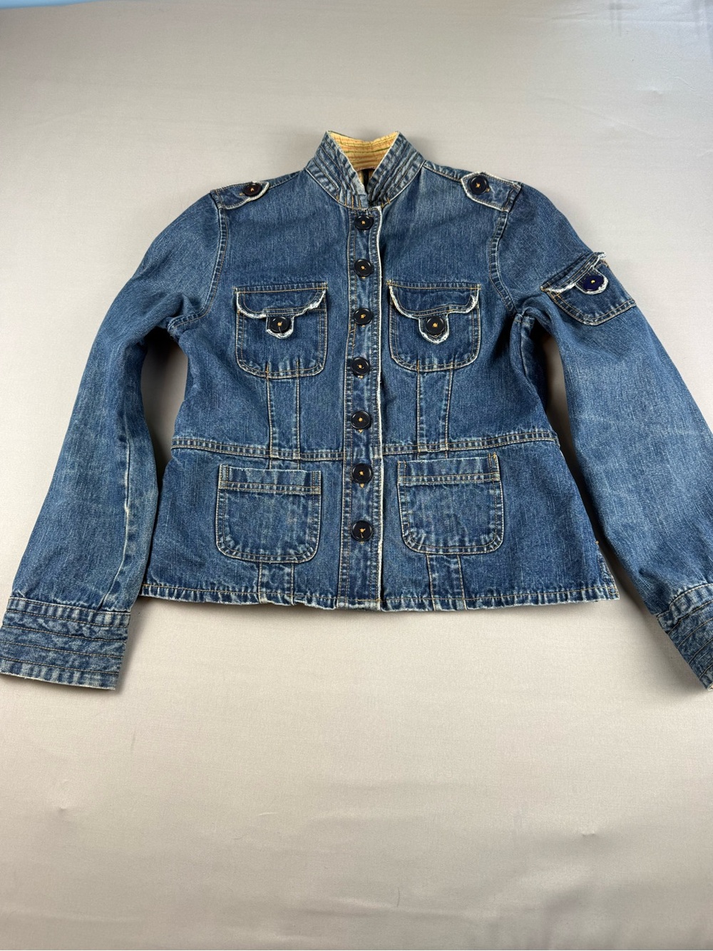 Periscope Denim Utility Jacket | Military Style | Women’s Large